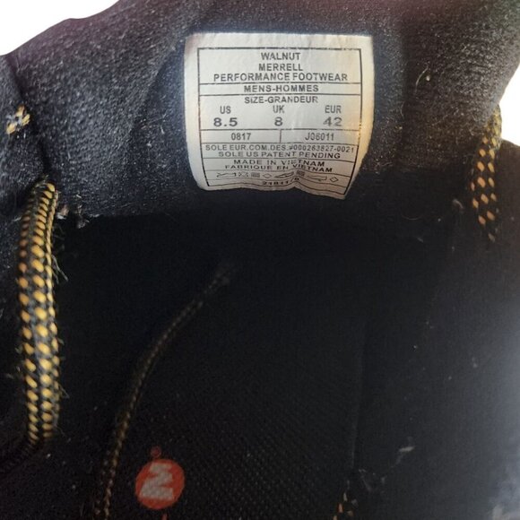 Merrell Mens Moab 2 Vent Hiking Shoes Size 8.5 Taupe Suede Cabincore - Picture 3 of 15